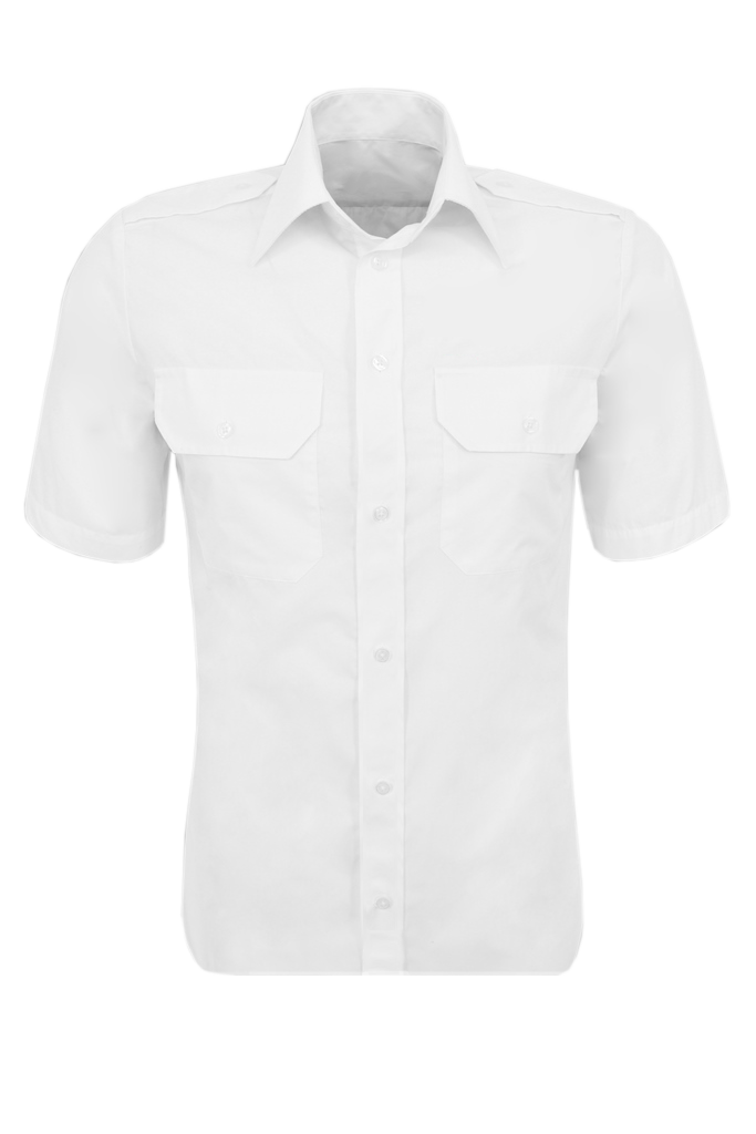410081 Uniformhemd weiß kza.